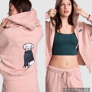 PINK Fleece Campus Full-Zip Hoodie